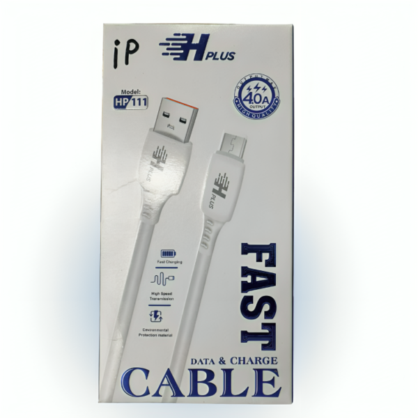 Hplus Fast Data & Charging Micro USB Cable – Durable and Reliable