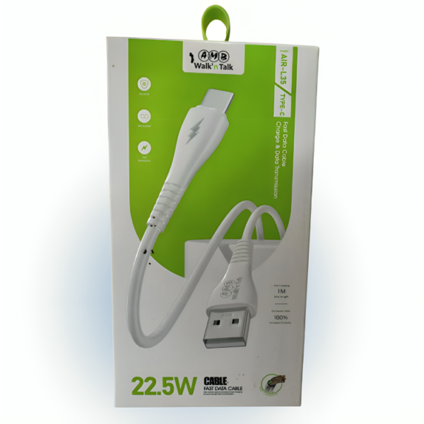 AMB Walk n Talk 22.5W Fast Charging Micro USB Cable – High Speed and Durable