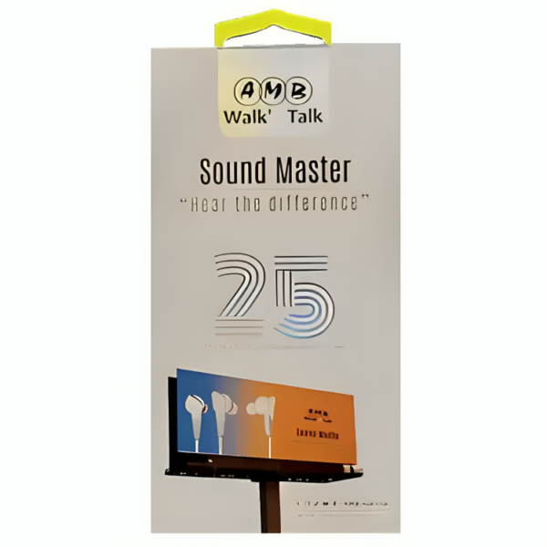 AMB Walk N Talk Sound Master Headphones – Powerful Sound & Comfortable Fit