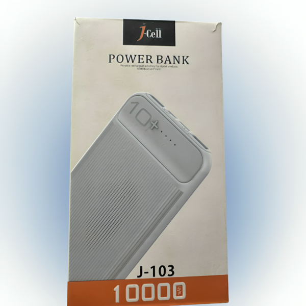 Jcell 10000mAh Powerbank – Super Fast 3.0 Charging for Smartphones
