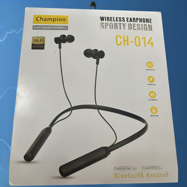 Champion Wireless Neckband – Hi-Fi Audio with Comfortable Design
