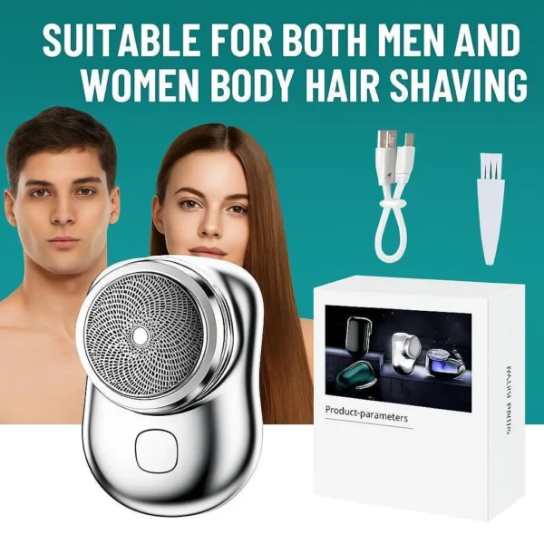 Mini Rechargeable Pocket Shaver for Men & Women